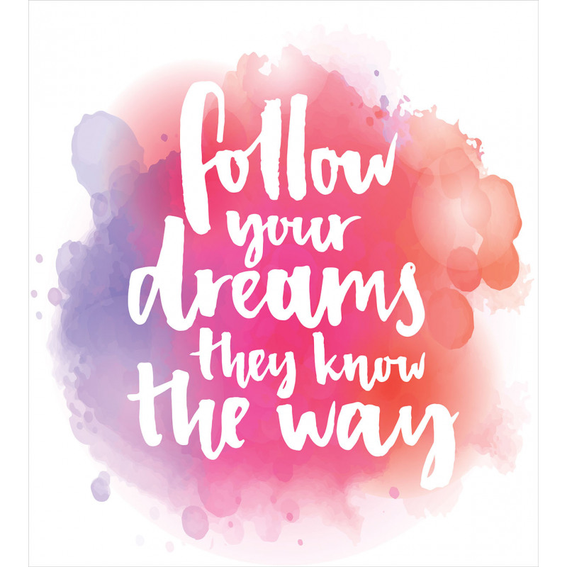 Dreams Know the Way Words Duvet Cover Set