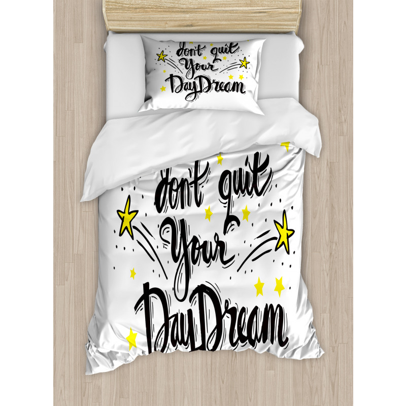 Don't Quit Your Daydream Star Duvet Cover Set