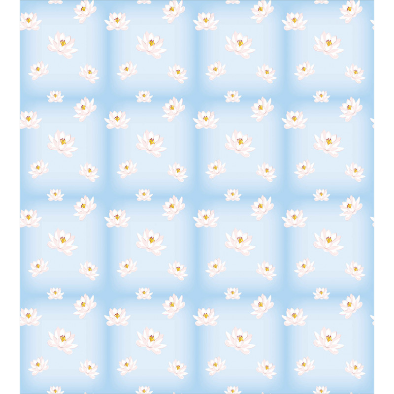 Cartoon Water Lily Duvet Cover Set