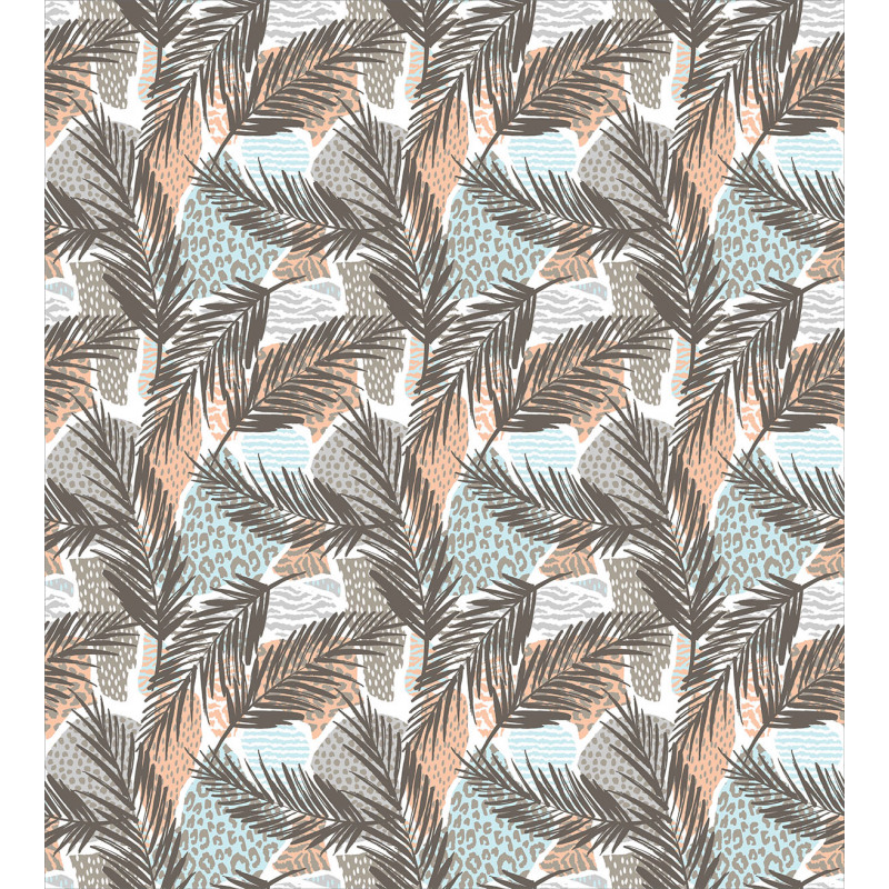 Abstract Pastel Botany Duvet Cover Set