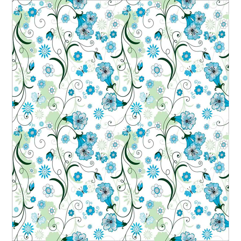 Spring Season Plants Duvet Cover Set