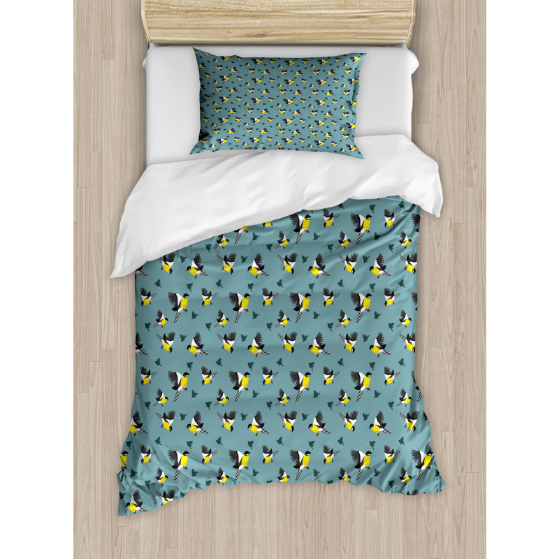 Exotic Tomtits Animal Pattern Duvet Cover Set