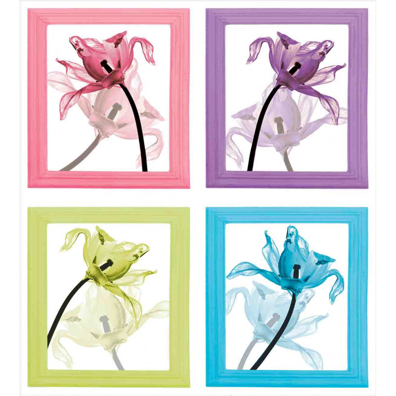 Flowers in Frames Duvet Cover Set