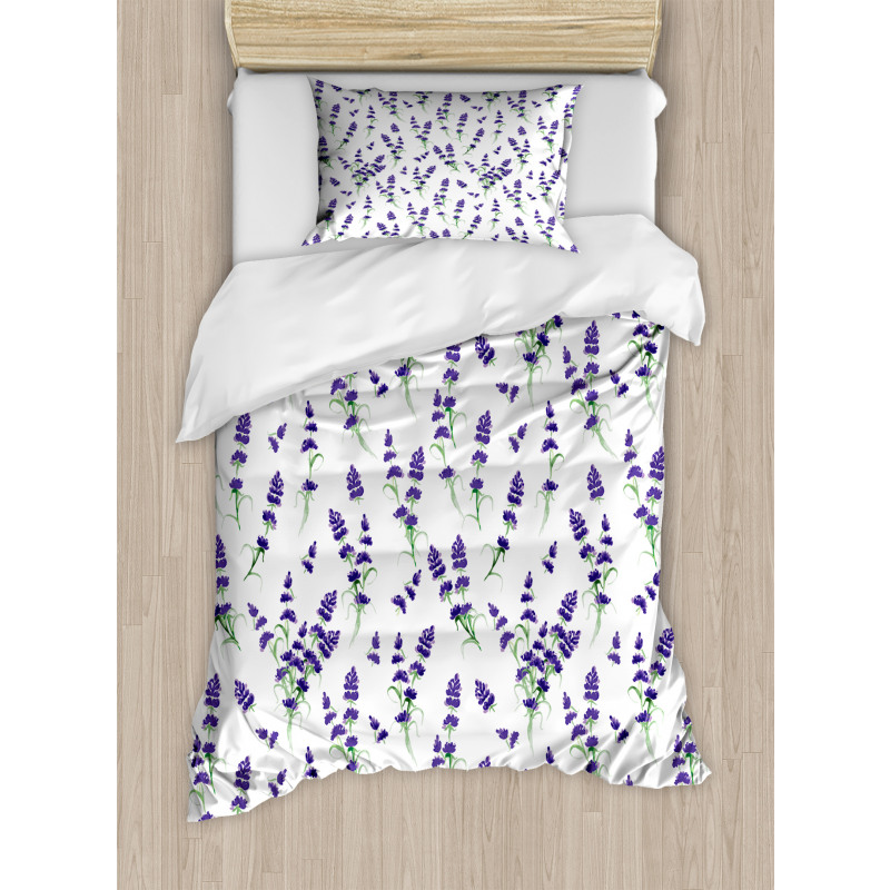 Lavender Bouquet Romance Duvet Cover Set