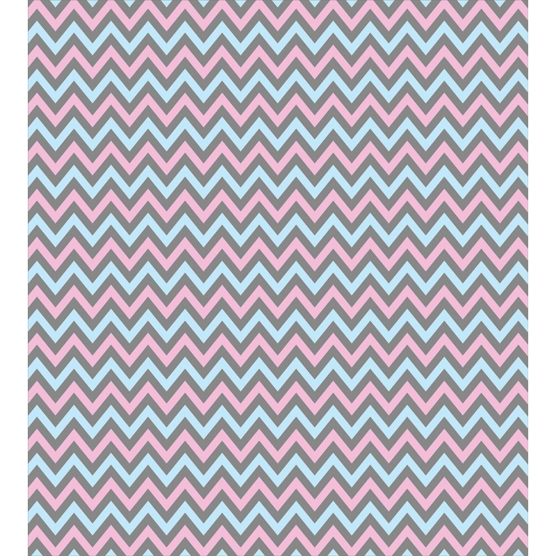 Pastel Sharp Zigzags Duvet Cover Set