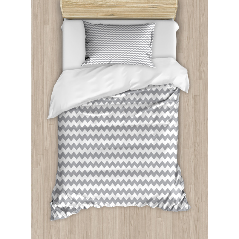 Zig Zag Tile Mosaic Duvet Cover Set