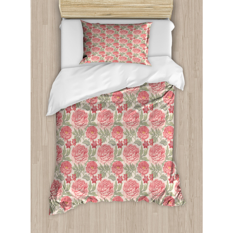 Garden Flowers Retro Revival Duvet Cover Set