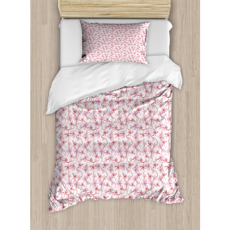 Traditional Romantic Blossom Duvet Cover Set