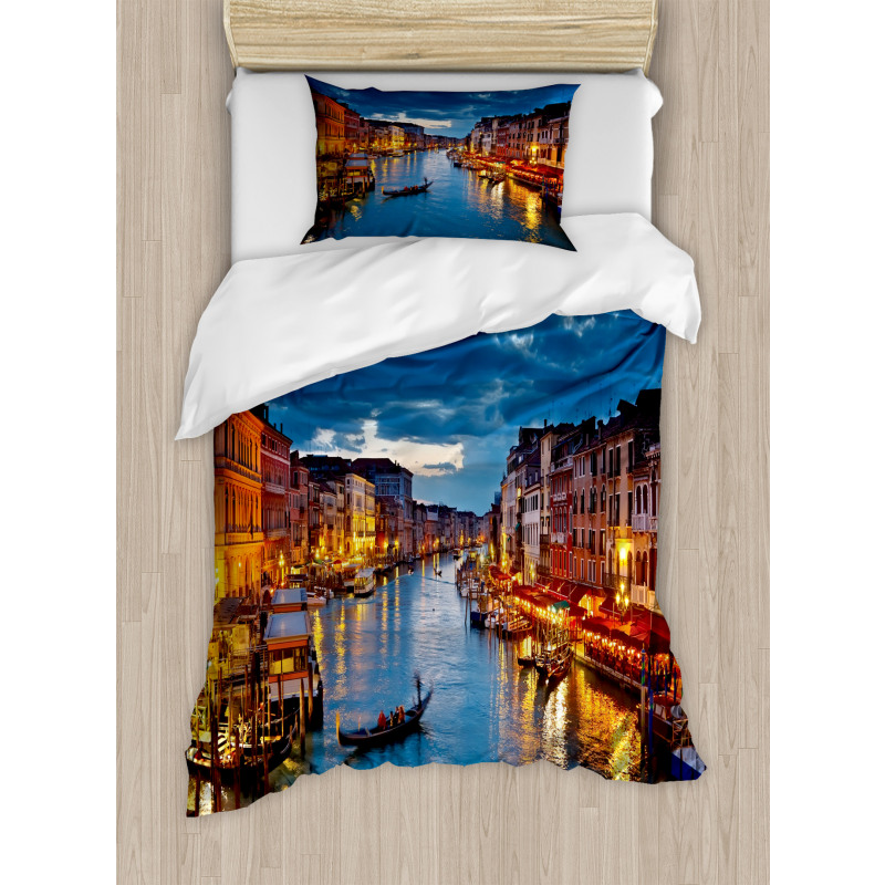 View on Grand Canal Rialto Duvet Cover Set