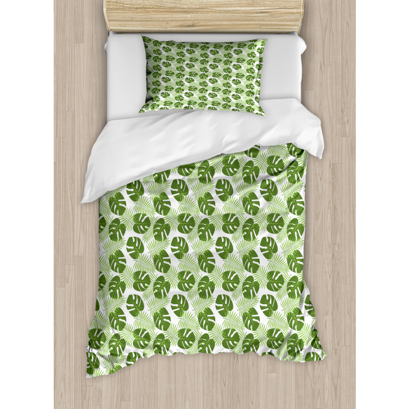 Palms and Monsteras Duvet Cover Set