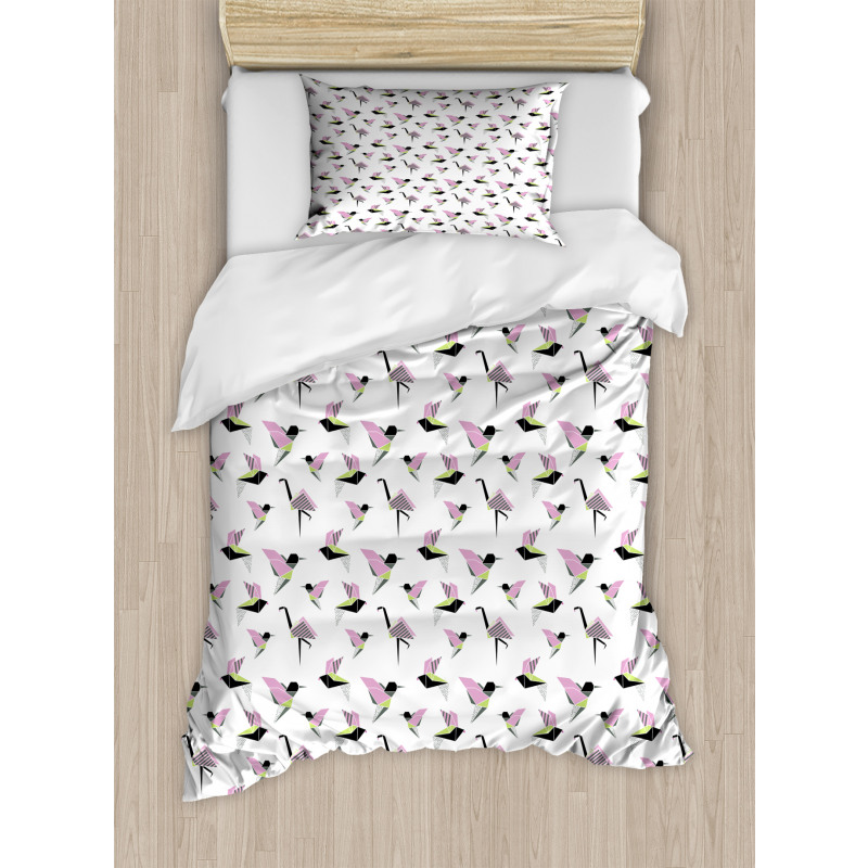 Origami Geometric Duvet Cover Set