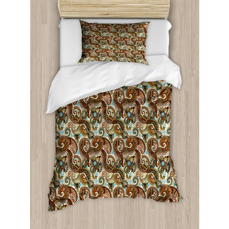 Blooms Ethnic Duvet Cover Set