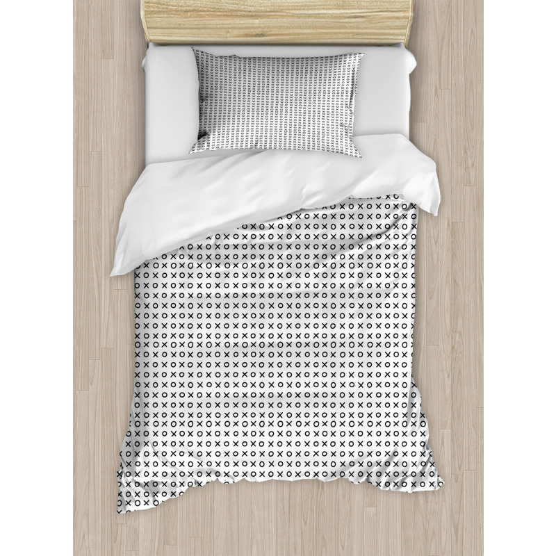 Modern Simple Design of XO Duvet Cover Set