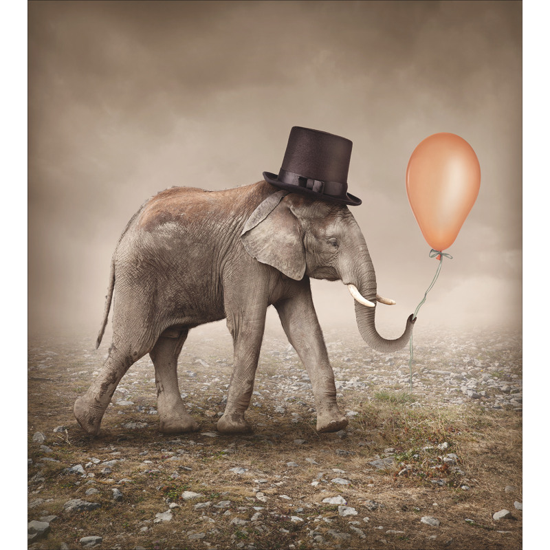 Illusionist Elephant Duvet Cover Set