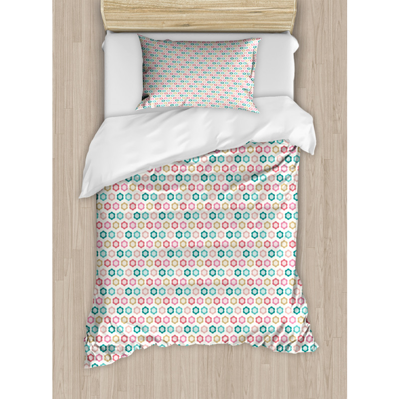 Childish Floral Pattern Duvet Cover Set