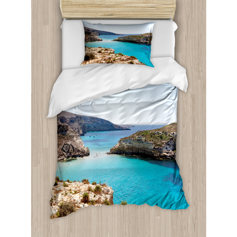 Lampedusa Island Pure Water Duvet Cover Set