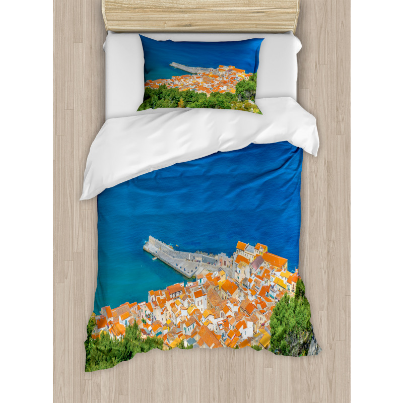 Seaside Village Cefalu Vista Duvet Cover Set