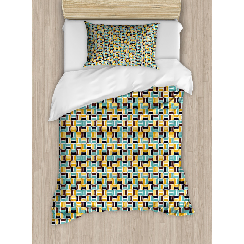 Retro Geometrical Fashion Duvet Cover Set