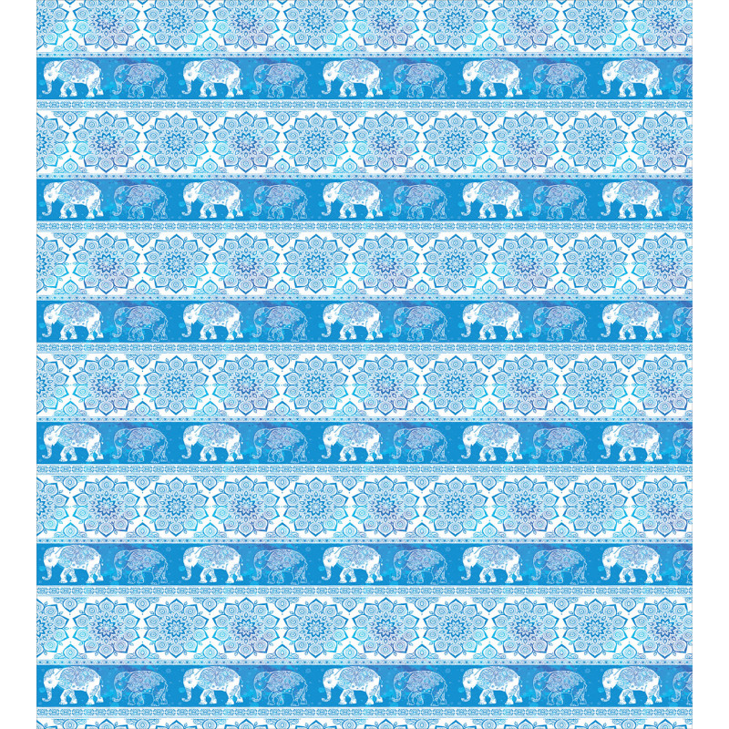 Ethnic Elephant Flourish Duvet Cover Set