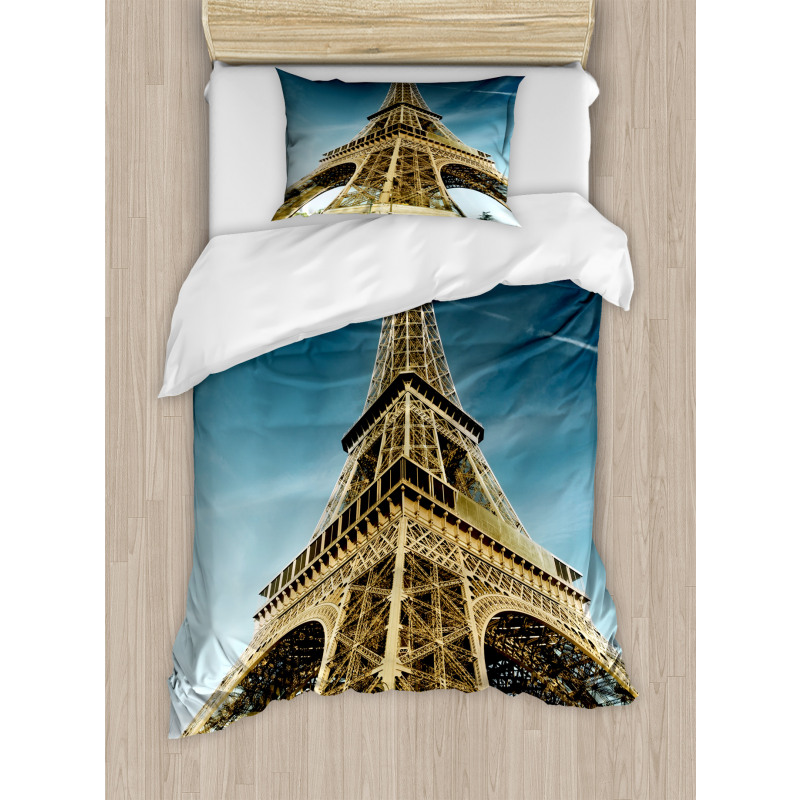 Paris Park Skyline Duvet Cover Set