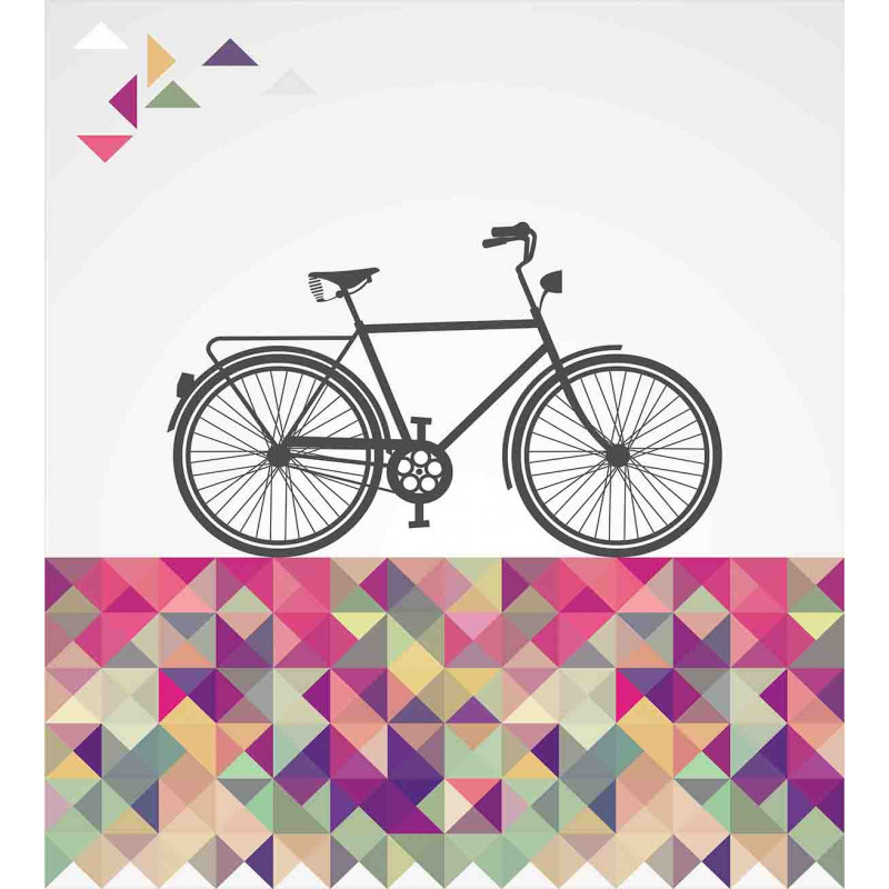 Bike over Color Mosaic Duvet Cover Set