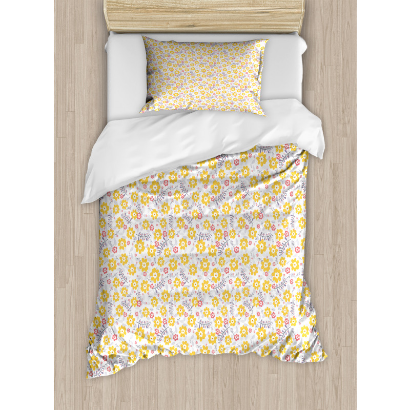 Doodle of Floral Duvet Cover Set