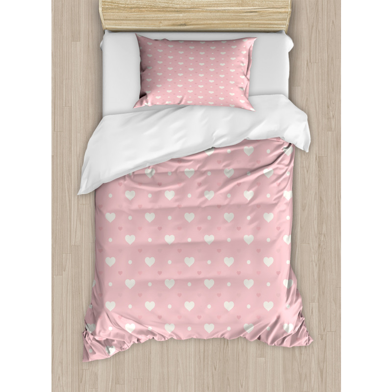 Heart Speckles Love Duvet Cover Set