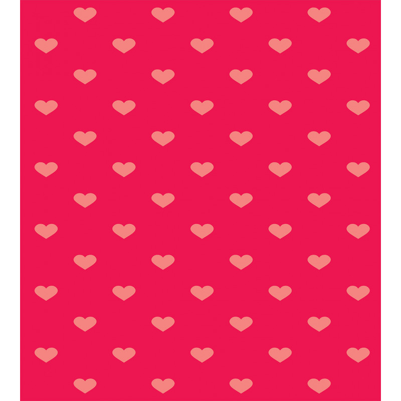 Pastel Heart Spots Pattern Duvet Cover Set