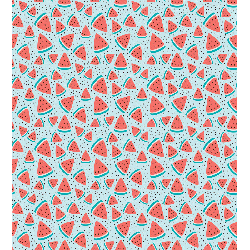 Watermelon Slices and Seeds Duvet Cover Set