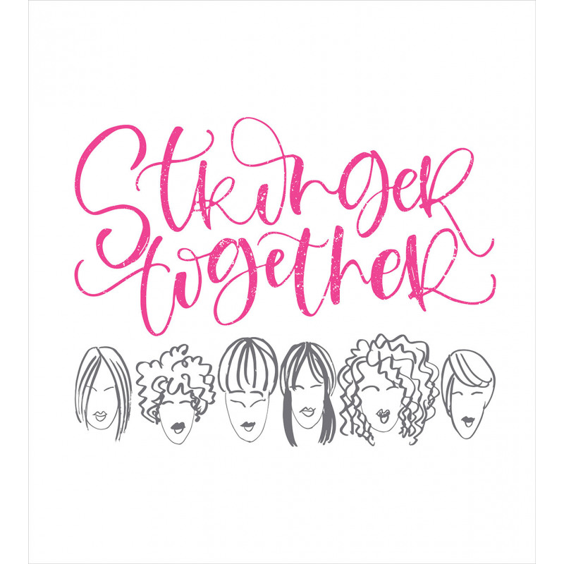 Stronger Together Sketch Duvet Cover Set