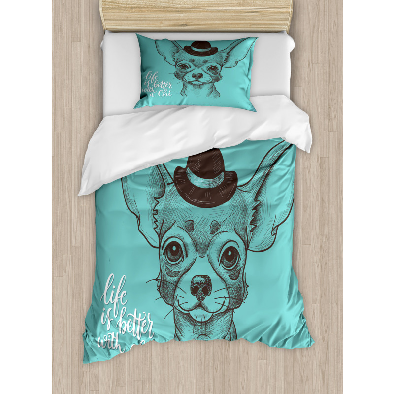 Life is Better with a Chi Duvet Cover Set