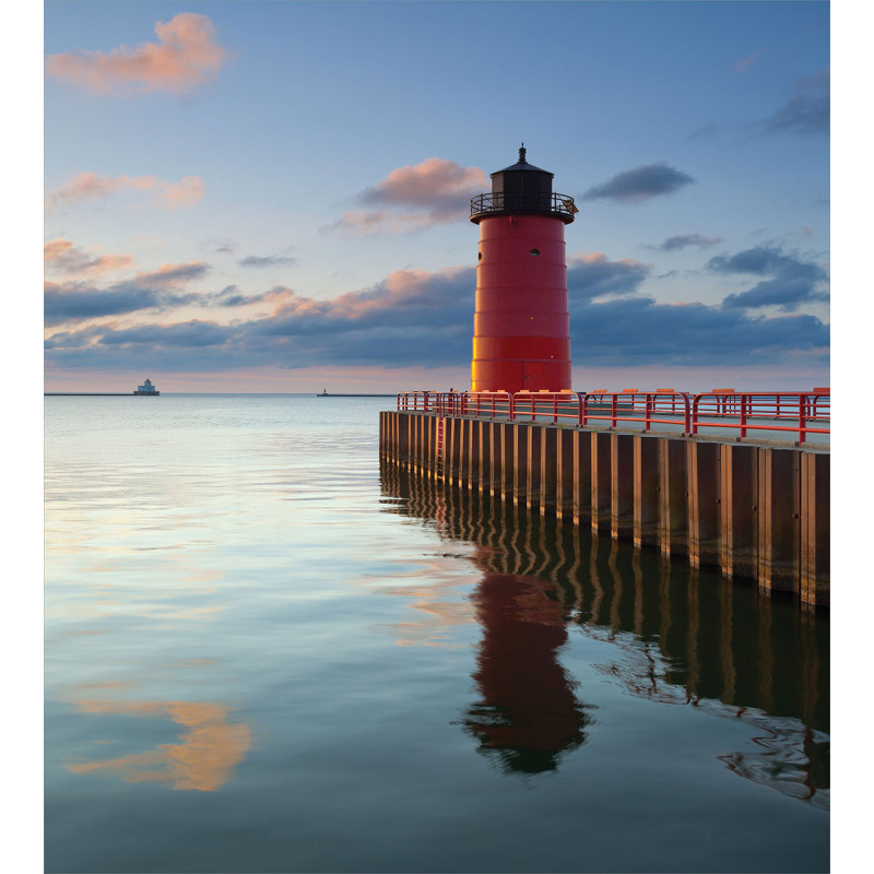 Calm Milwaukee Lighthouse Duvet Cover Set