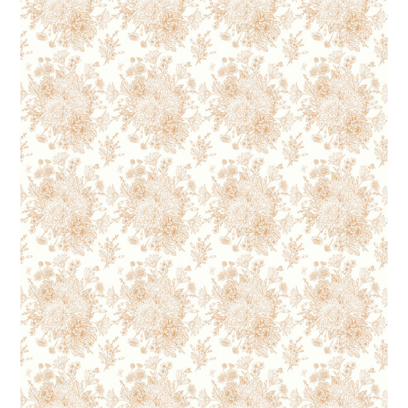 Soft Monochrome Bouquet Duvet Cover Set