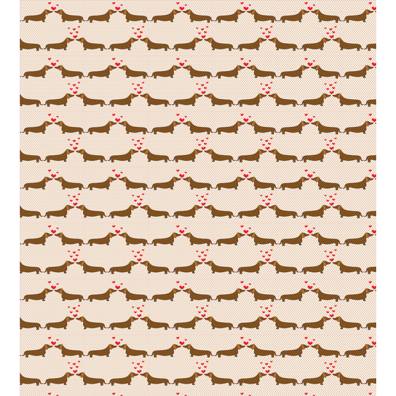 Sausage Dogs in Love Duvet Cover Set