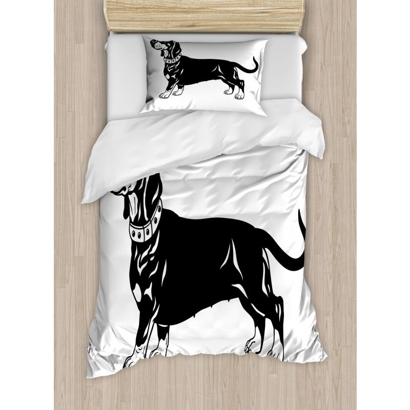 Long Torso Breed Dog Duvet Cover Set