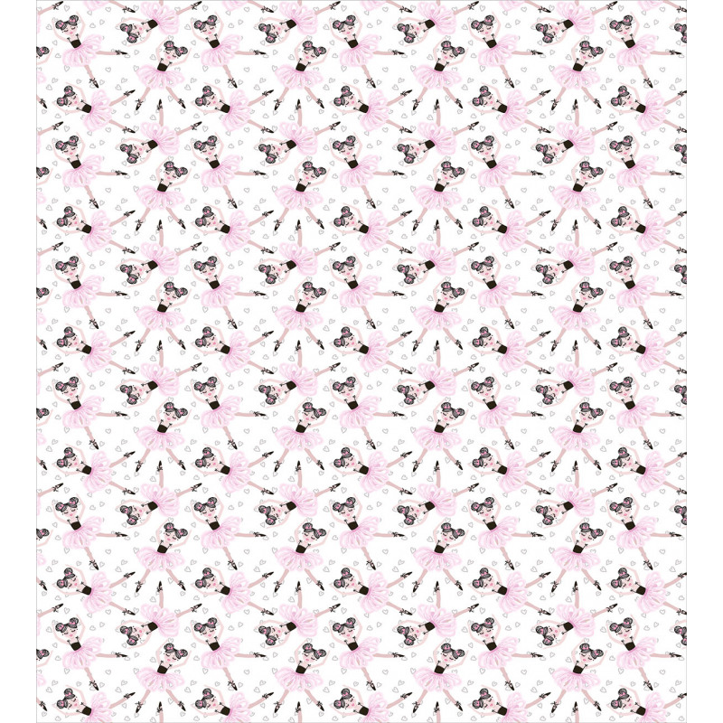 Girls Doing Ballet Duvet Cover Set