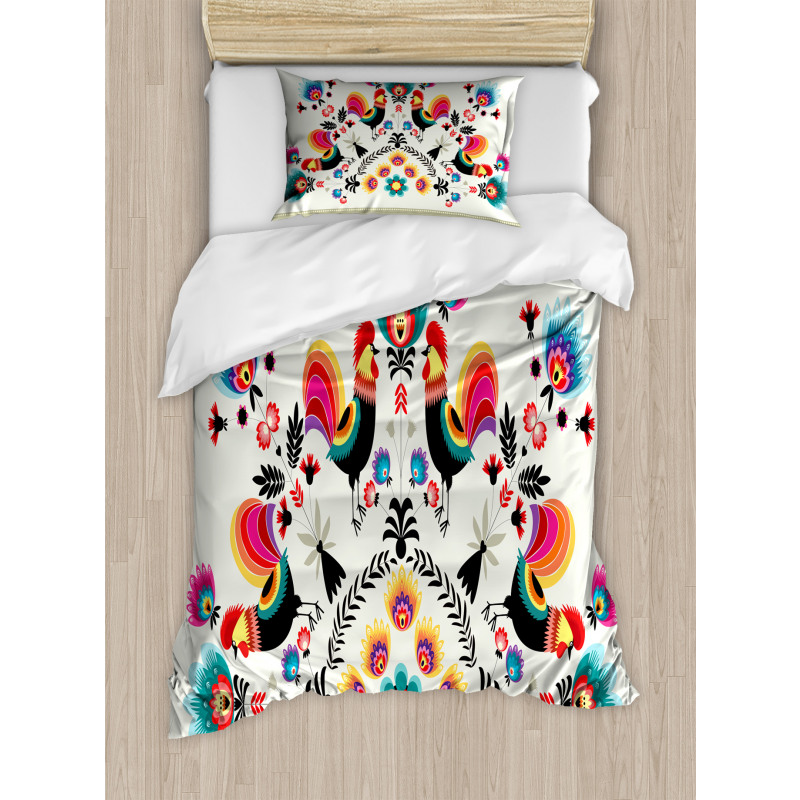 Roosters Duvet Cover Set