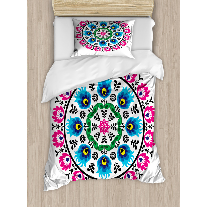 Circular Slav Motif Duvet Cover Set