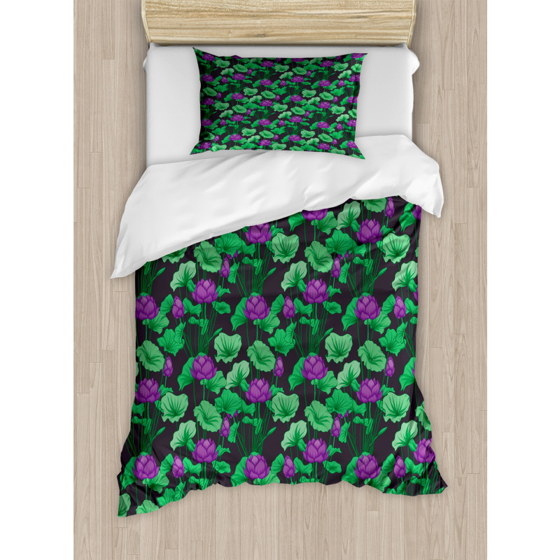 East Floral Elements Duvet Cover Set