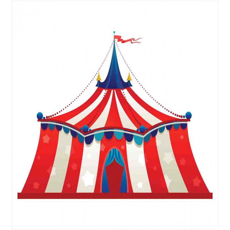 Stars Striped Circus Duvet Cover Set