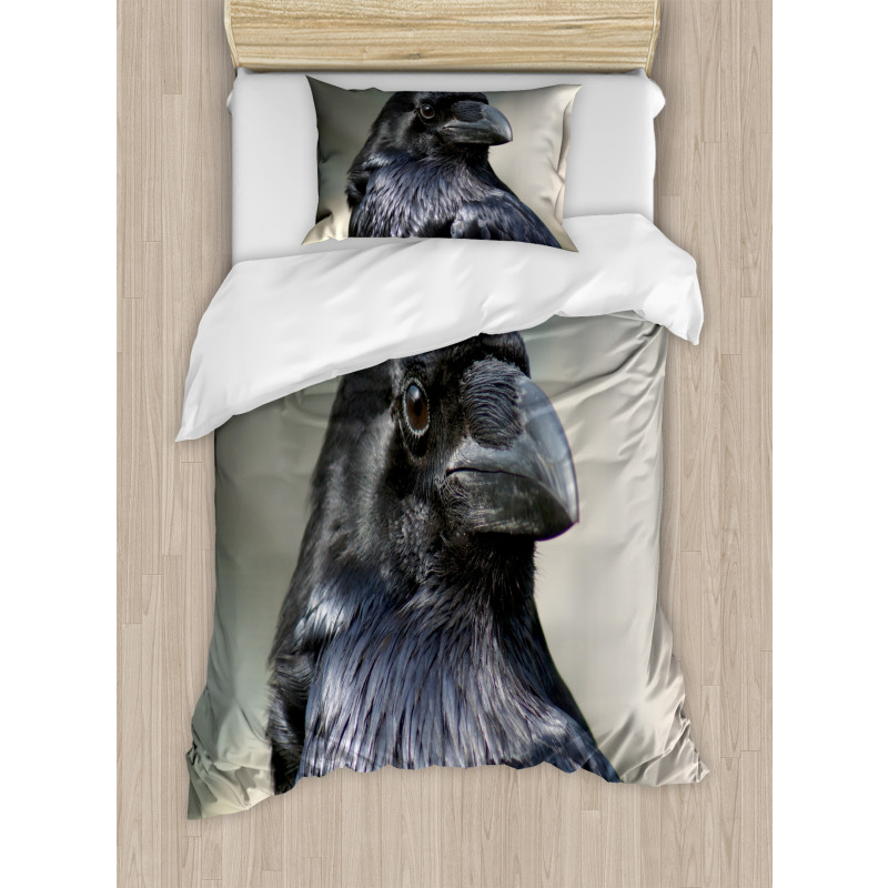 Close up Bird Portrait Duvet Cover Set