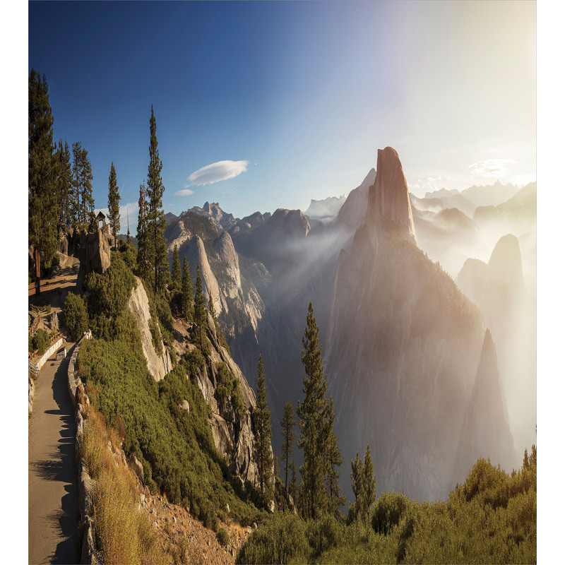 Yosemite Valley Panorama Duvet Cover Set