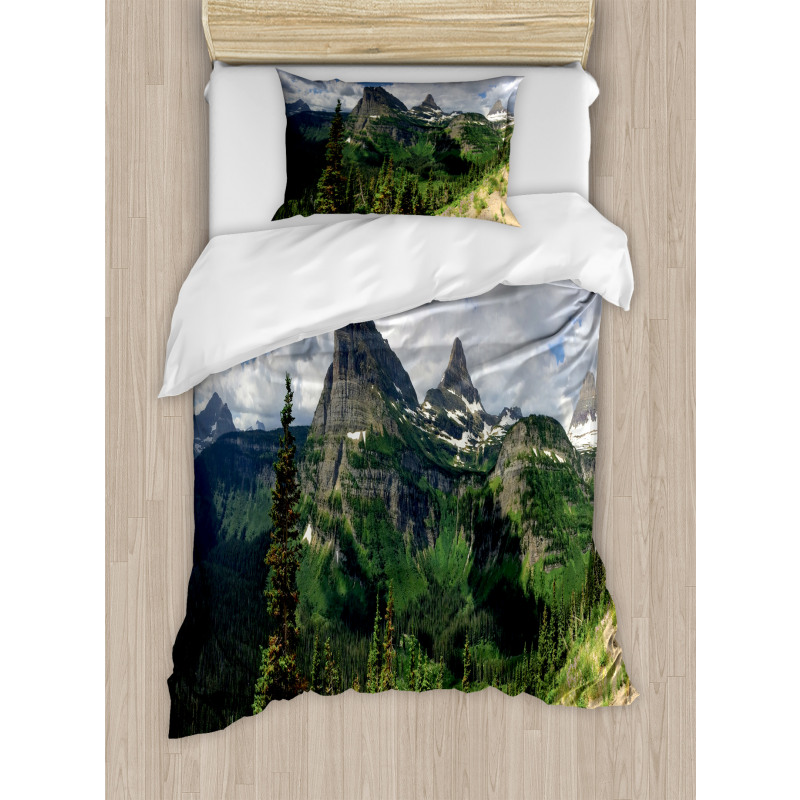 Panoramic Spring Landscape Duvet Cover Set