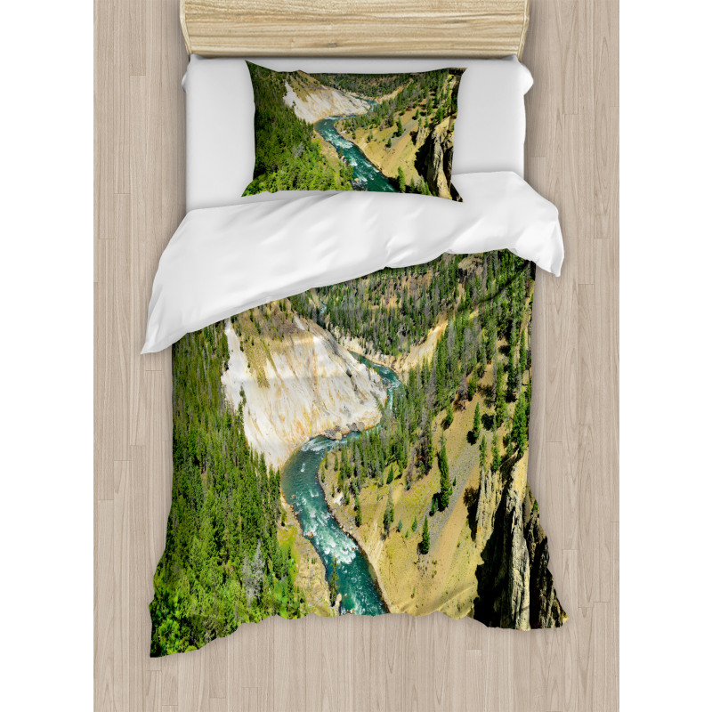 Yellowstone Calcite Springs Duvet Cover Set