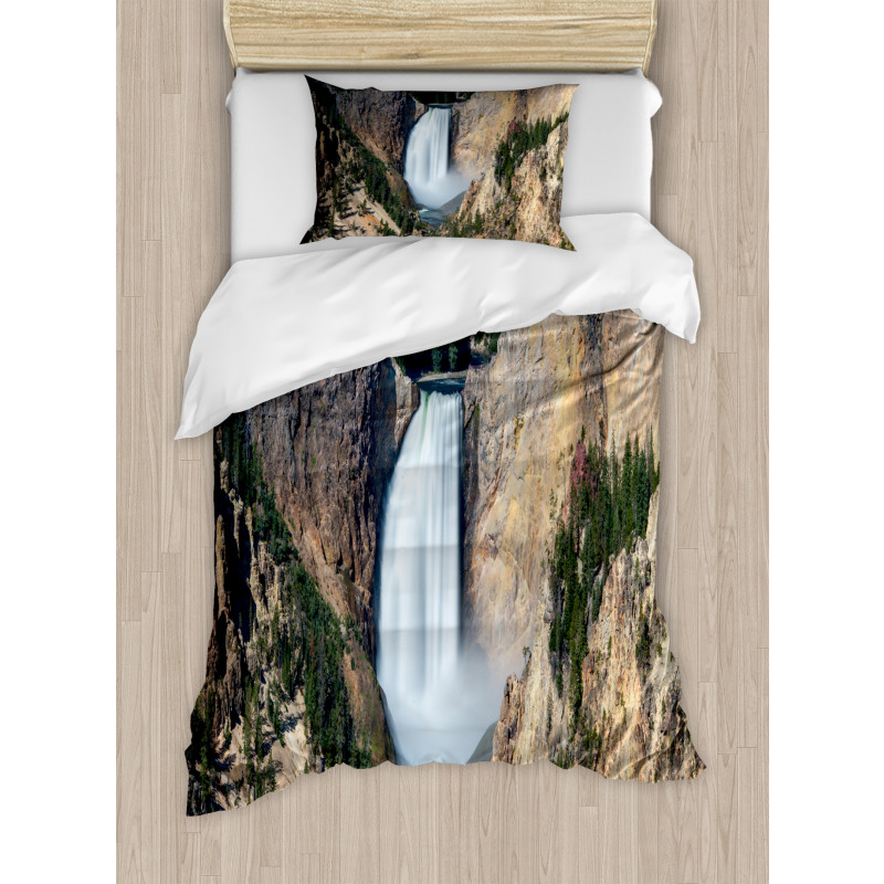 Grand Canyon of Yellowstone Duvet Cover Set