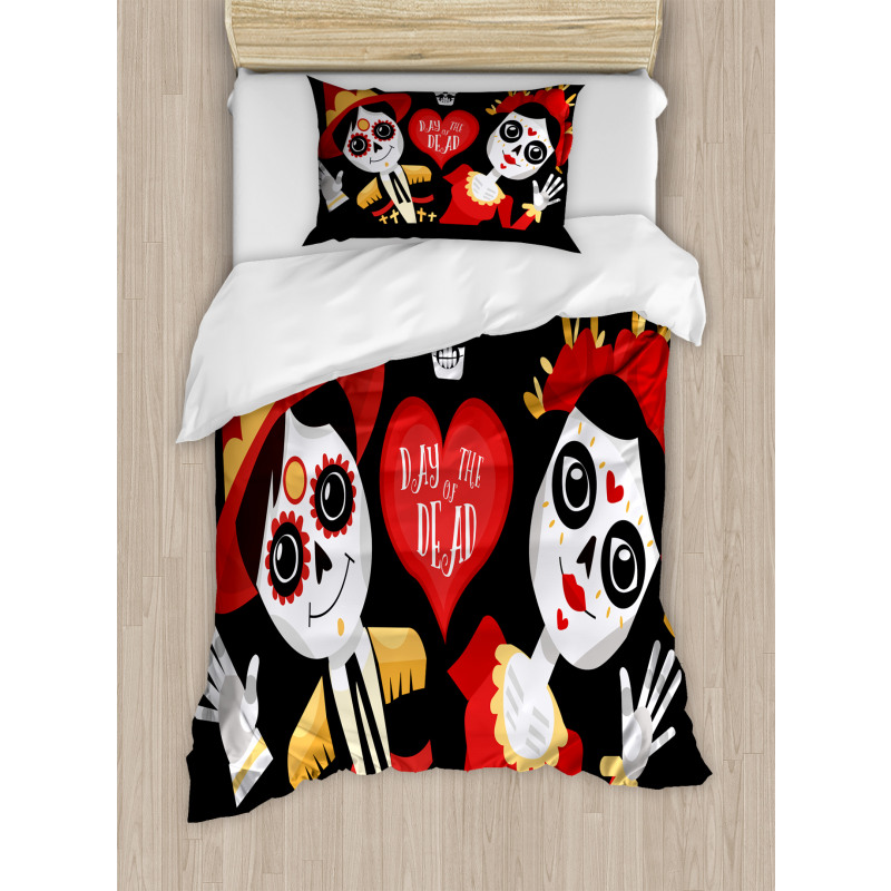 Sugar Skull Art Duvet Cover Set