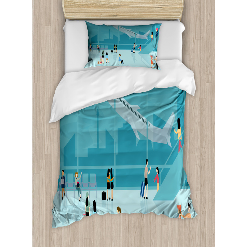 Doodle Terminal Composition Duvet Cover Set