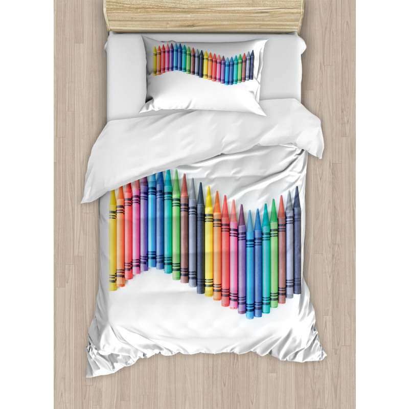 Tiny Wavy Painting Craft Duvet Cover Set