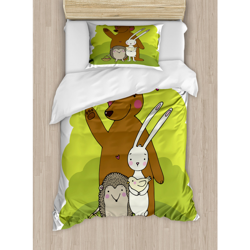 Simple Animals Duvet Cover Set