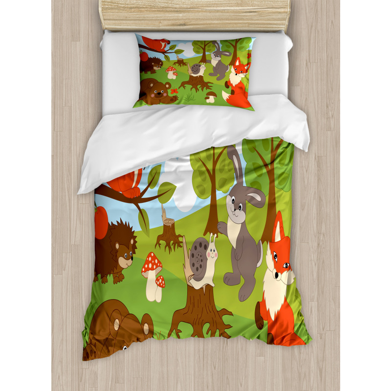 Woodland Fauna Duvet Cover Set